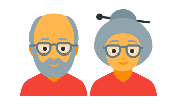 Personen älter als 69 Jahre